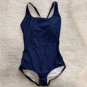 Speedo Dark Blue Women's One Piece Swimsuit